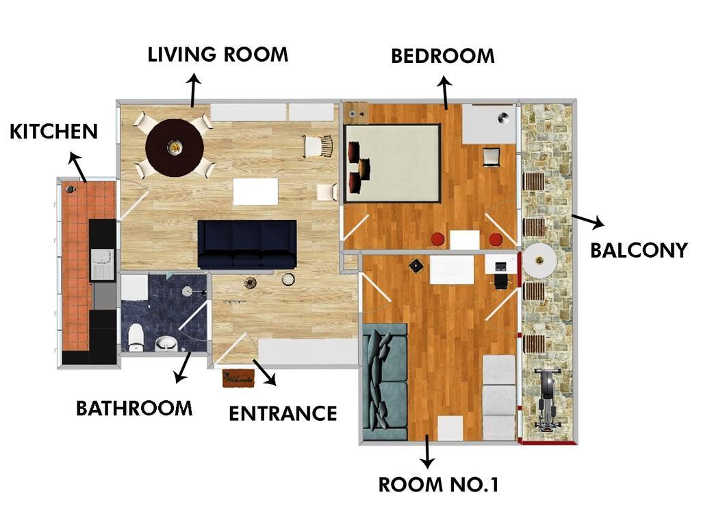 נובי סאד Best View Apartment מראה חיצוני תמונה